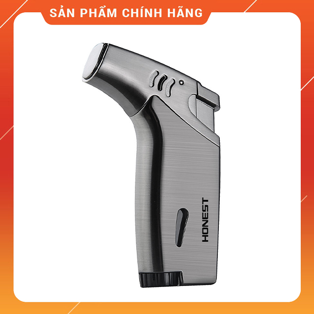 Vỏ Bật Lửa Hộp Quẹt Khò 1 Tia Honest BCZ 486 Thiết Kế Đẹp Độc Lạ - Dùng Gas Cao Cấp (KHÔNG XĂNG KHÔNG GAS)