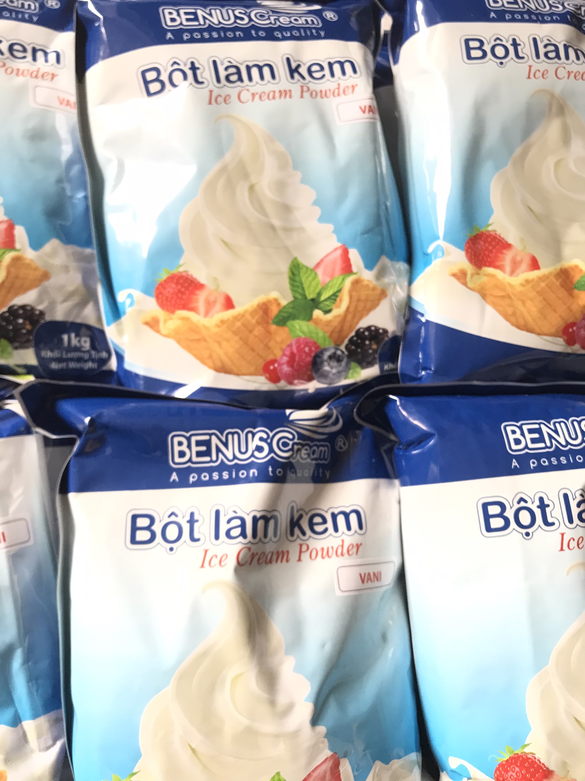 Bột Làm Kem Tươi  Hương Vị Vani