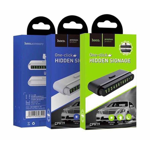 Biển báo số điện thoại trên ô tô hoco cph19