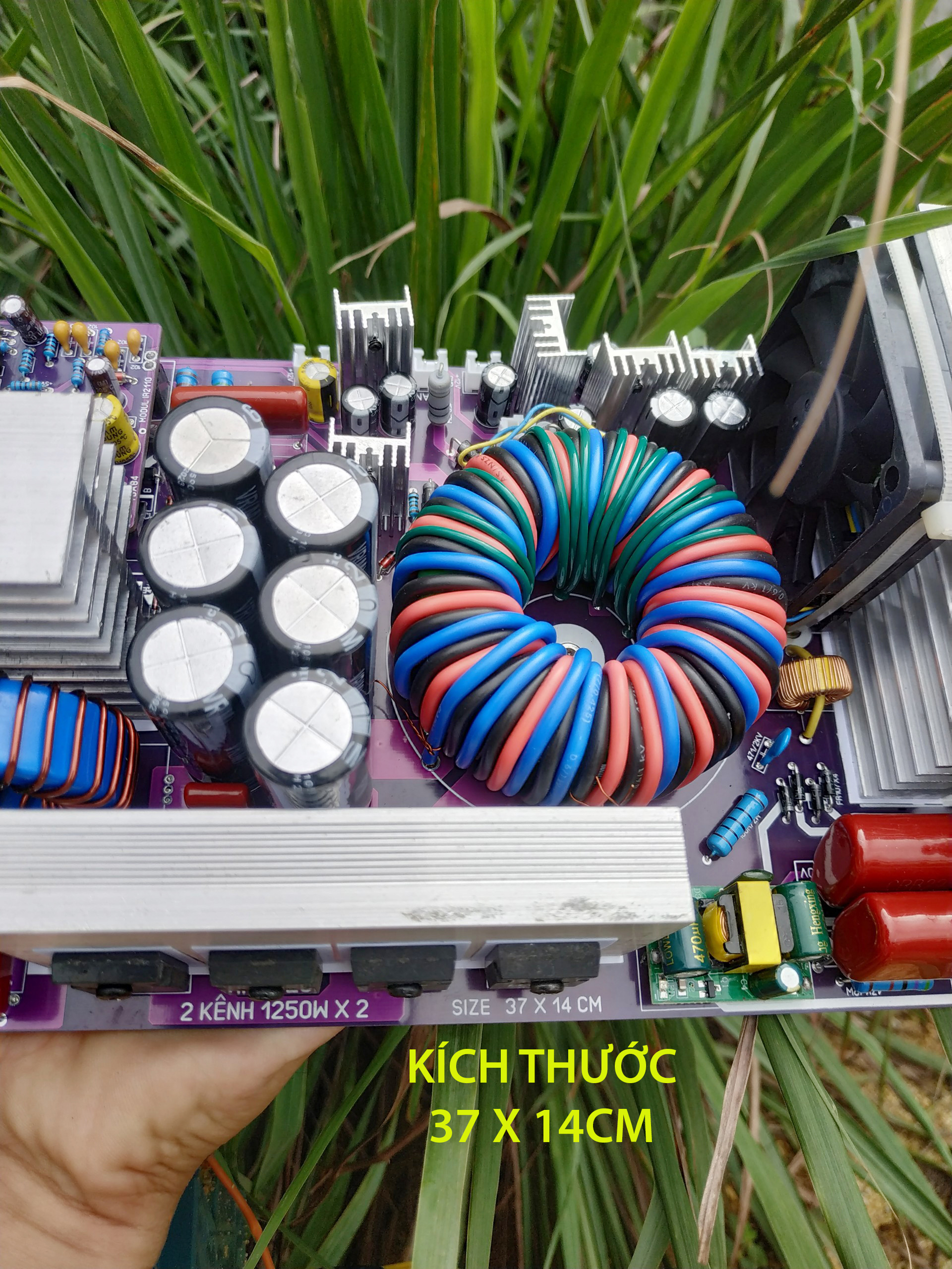 Mạch Công Suất Class D 2 kênh Liền Nguồn 220V