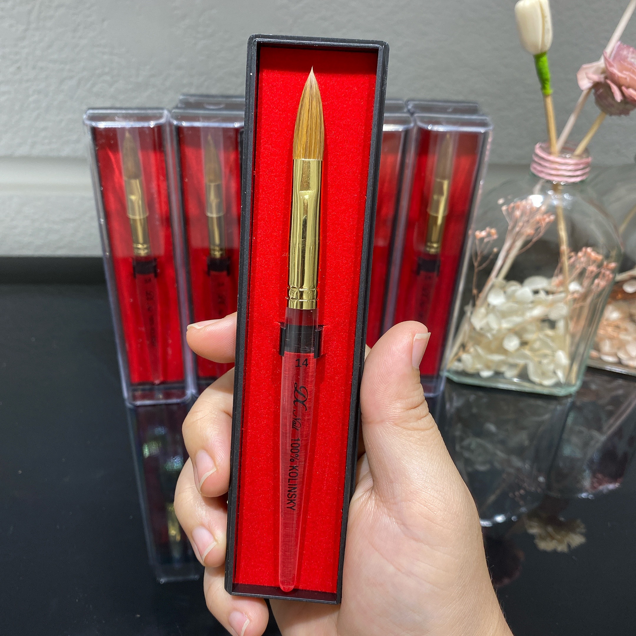 Cọ đắp bột lông chồn số 14 Kolinsky chính hãng 1064
