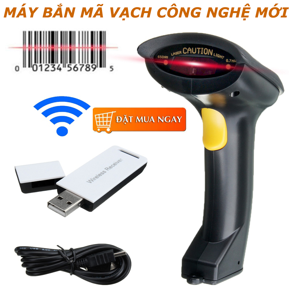 Máy Quét Mã Vạch Đa Tia, Máy Quét Mã Vạch, Máy Quét Mã Vạch Không Dây. Đảm Bảo Độ Chính Xác Của Mã Vạch Sản Phẩm, Dễ Dàng Sử Dụng, Tiết Kiệm Tối Đa Thời Gian Kiểm Tra Hàng Tồn Kho - GIÁ GIẢM SỐC - MUA NGAY!
