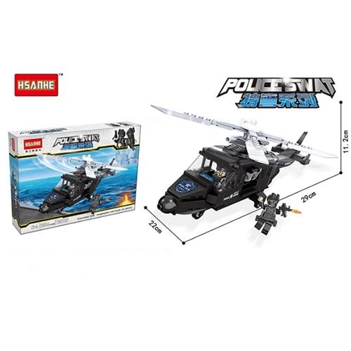Lắp ráp Lego trực thăng đặc nhiệm SWAT - 6505