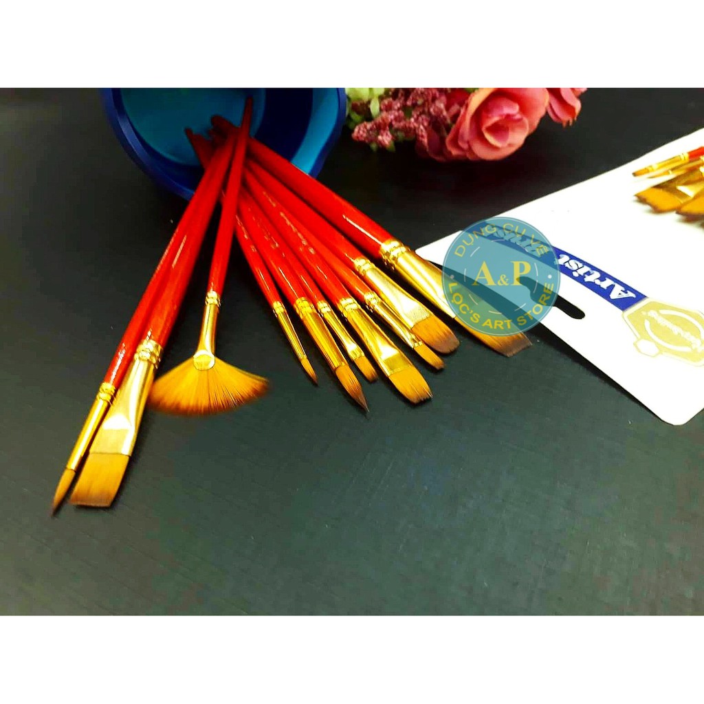 Bộ Cọ Artist Brush Set - 606 (10 cây)
