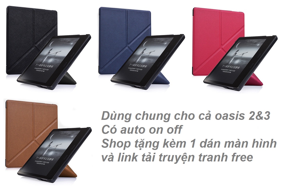 [Kindle Oasis 2&3] Smart Cover bao da thông minh tự động tắt mở máy