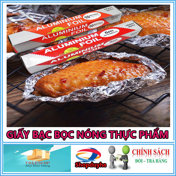 Giấy bạc bọc nướng thức ăn, giữ nóng đồ ăn