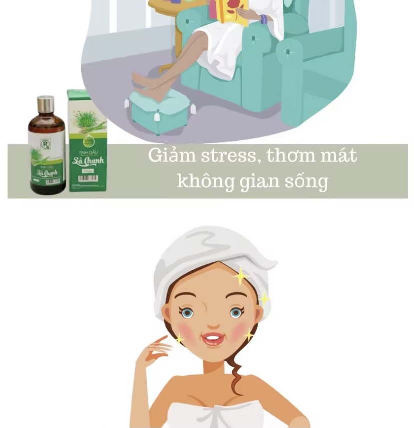 Tinh Dầu Sả Chanh Nguyên Chất 100ml
