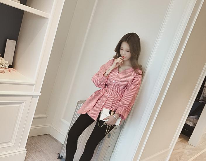 Áo sơ mi nữ dáng dài đẹp A17
