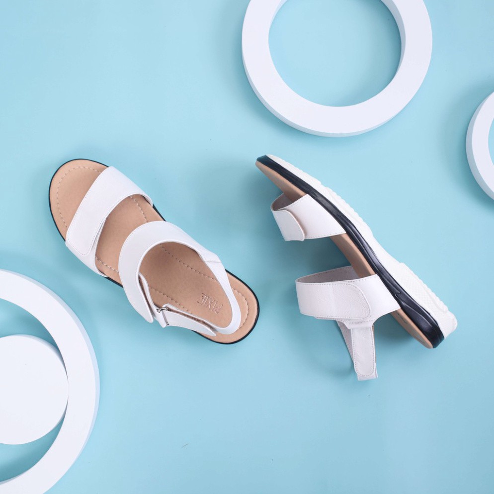 Giày Sandal Đế Xuồng 3cm Da Thật X727