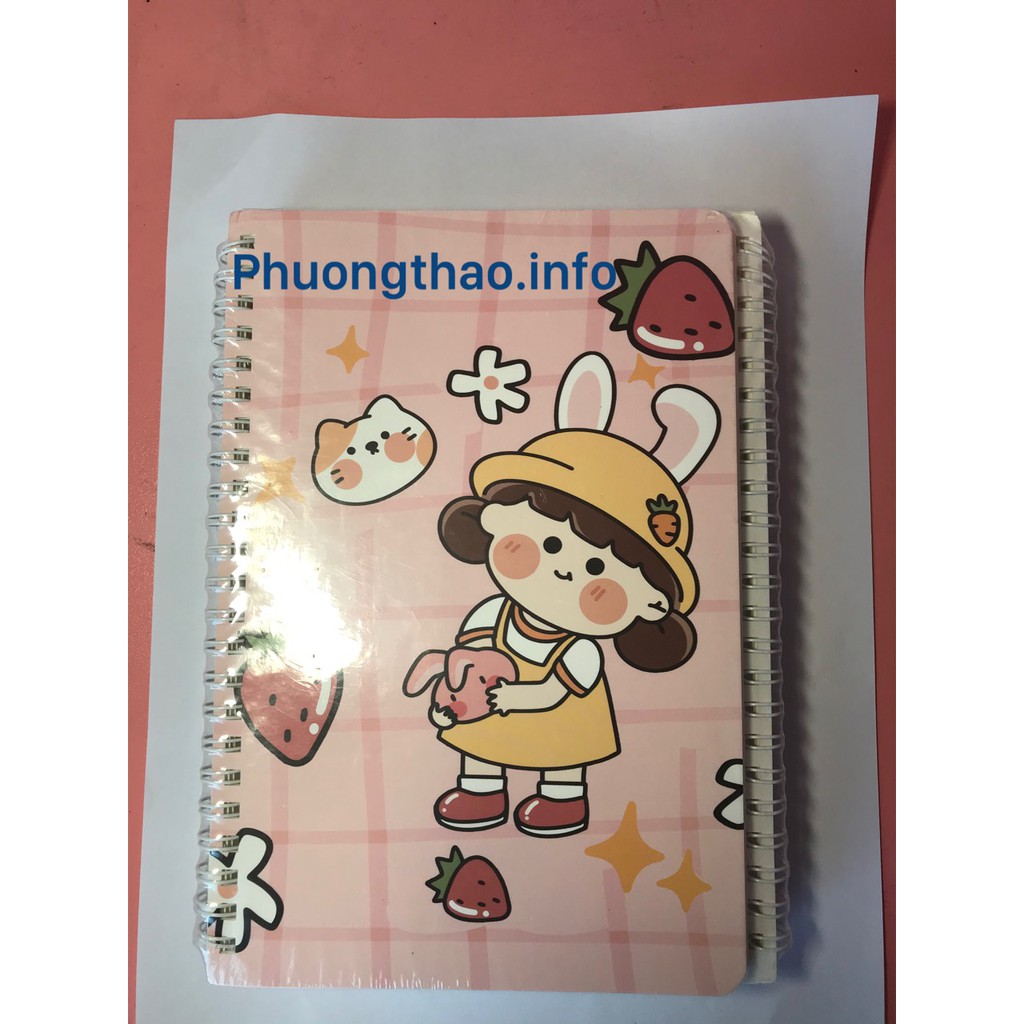 Sổ lò xo A5 nhiều mẫu mã đẹp Kute