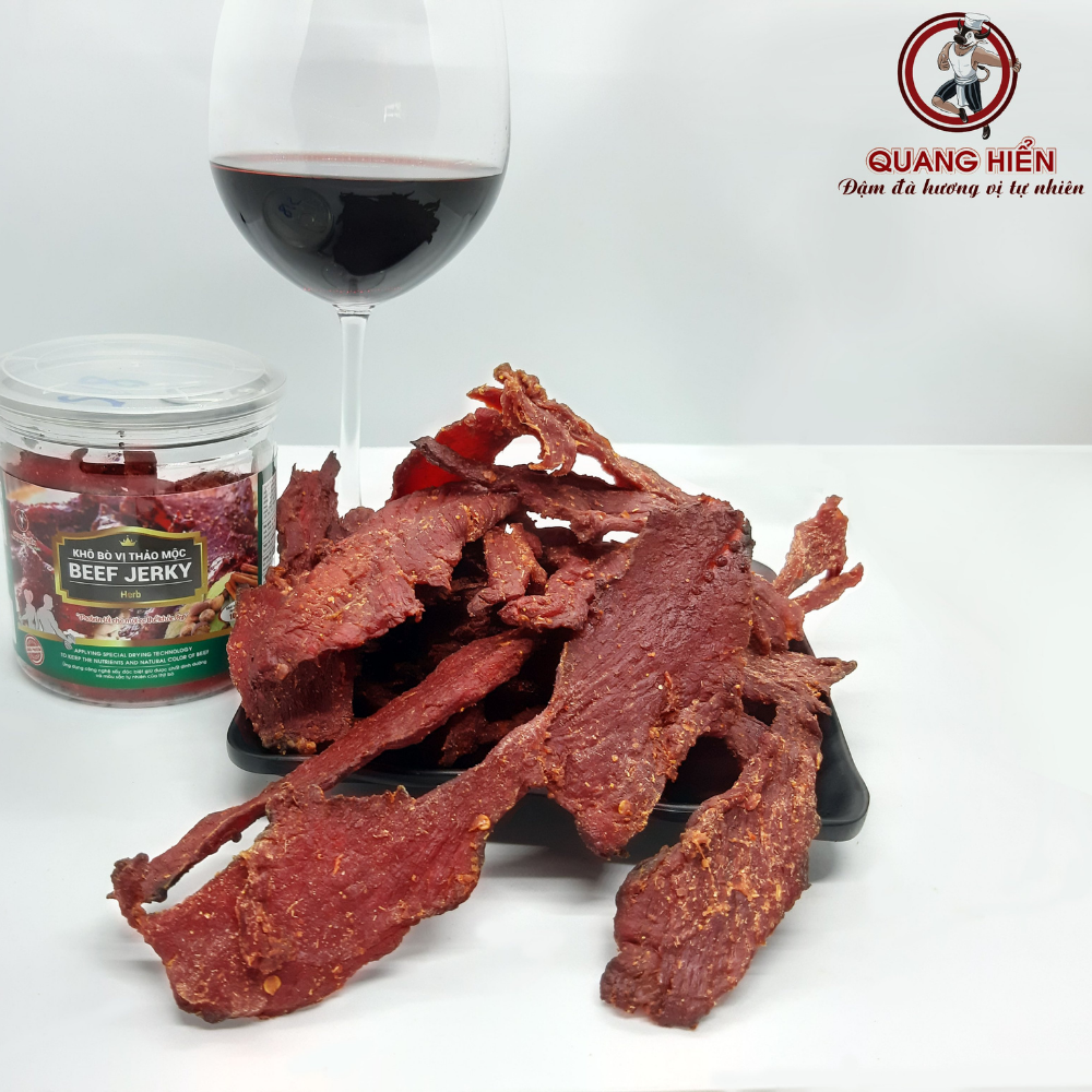 Beef jerky khô bò thảo mộc 100g