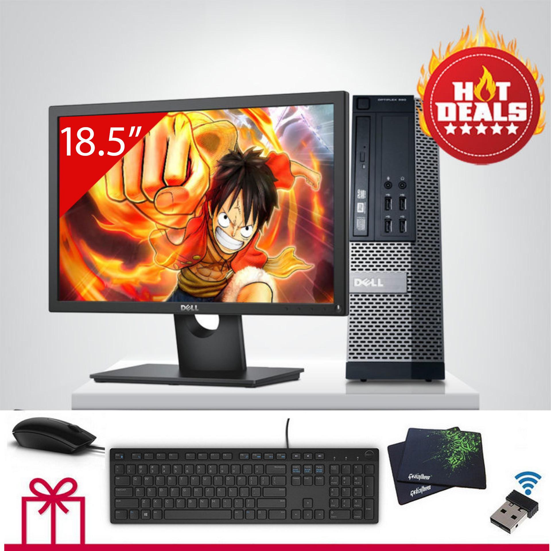 Máy tính để bàn DELL optiplex 990 Chip core i5 2400, Ram 8gb, ổ cứng SSD 240gb, Màn hình DELL 20 inch - Tặng combo bàn phím, chuột DELL, usb wifi - Bảo hành 14 tháng 1 đổi 1.