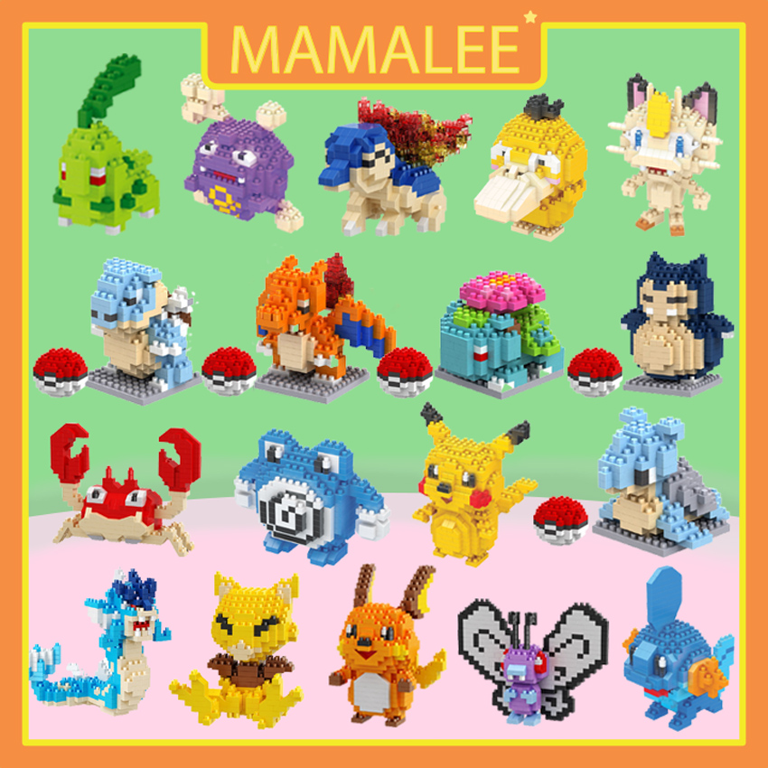 Đồ Chơi Lego 3D Lắp Ráp Hình Pokemon Nhiều Mẫu
