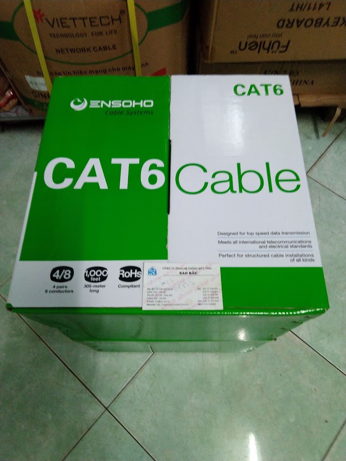 Cable mạng Ensoho CAT6 305M