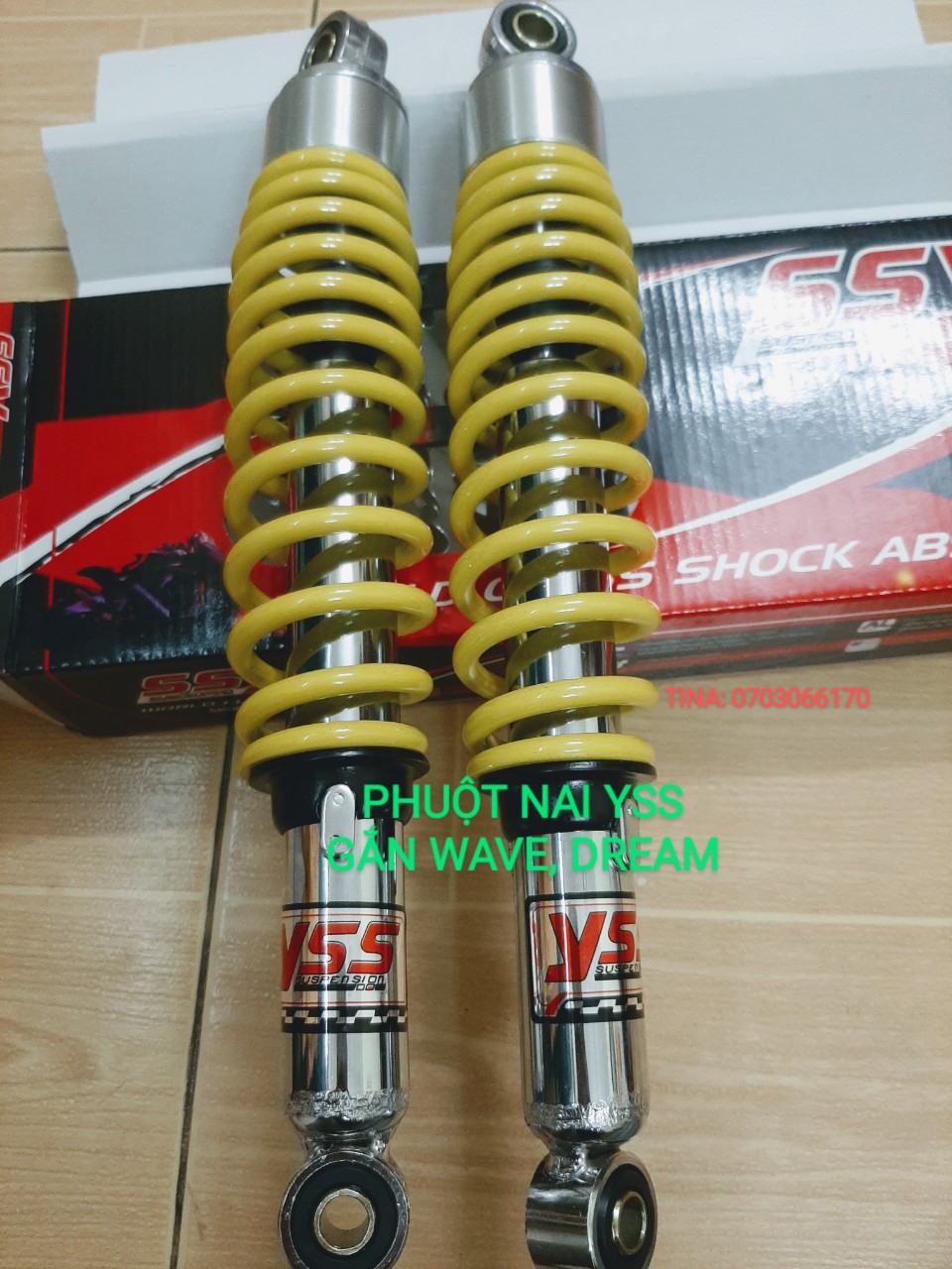 [HCM]CẶP PHUỘT  YSS GẮN XE  WAVE DREAM  VÀ CÁC DÒNG XE KHÁC