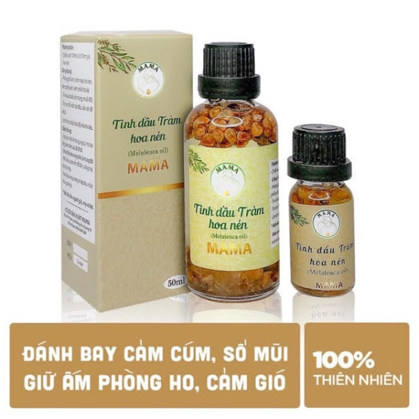 [HCM]Tinh dầu tràm ngâm hoa nén Mama cao cấp