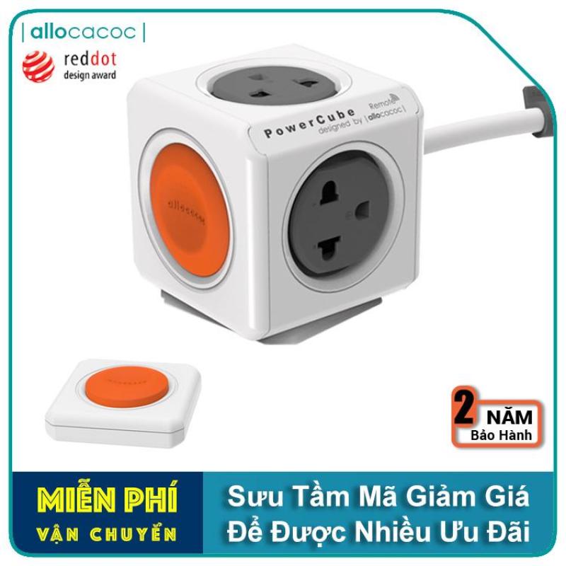 COMBO Ổ Cắm Điện Allocacoc PowerCube Extended Remote + Power Remote