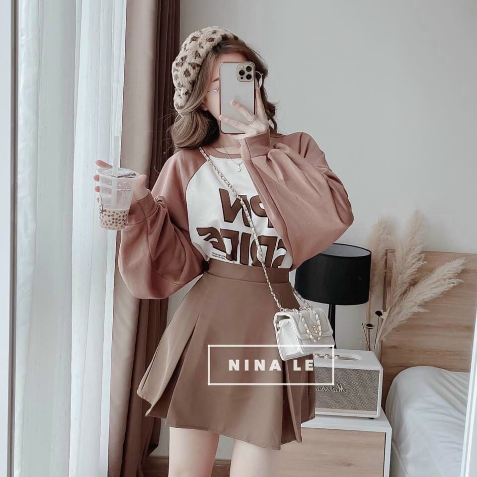 ÁO COTOON KÈM CHÂN VÁY XINH LUNG LINH LT