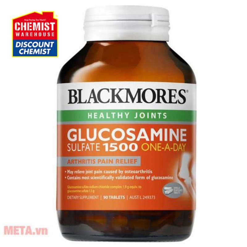 Thực phẩm chức năng bảo vệ khớp Blackmores Glucosamine Sulfate 1500 One-a-day 180 viên nhập khẩu