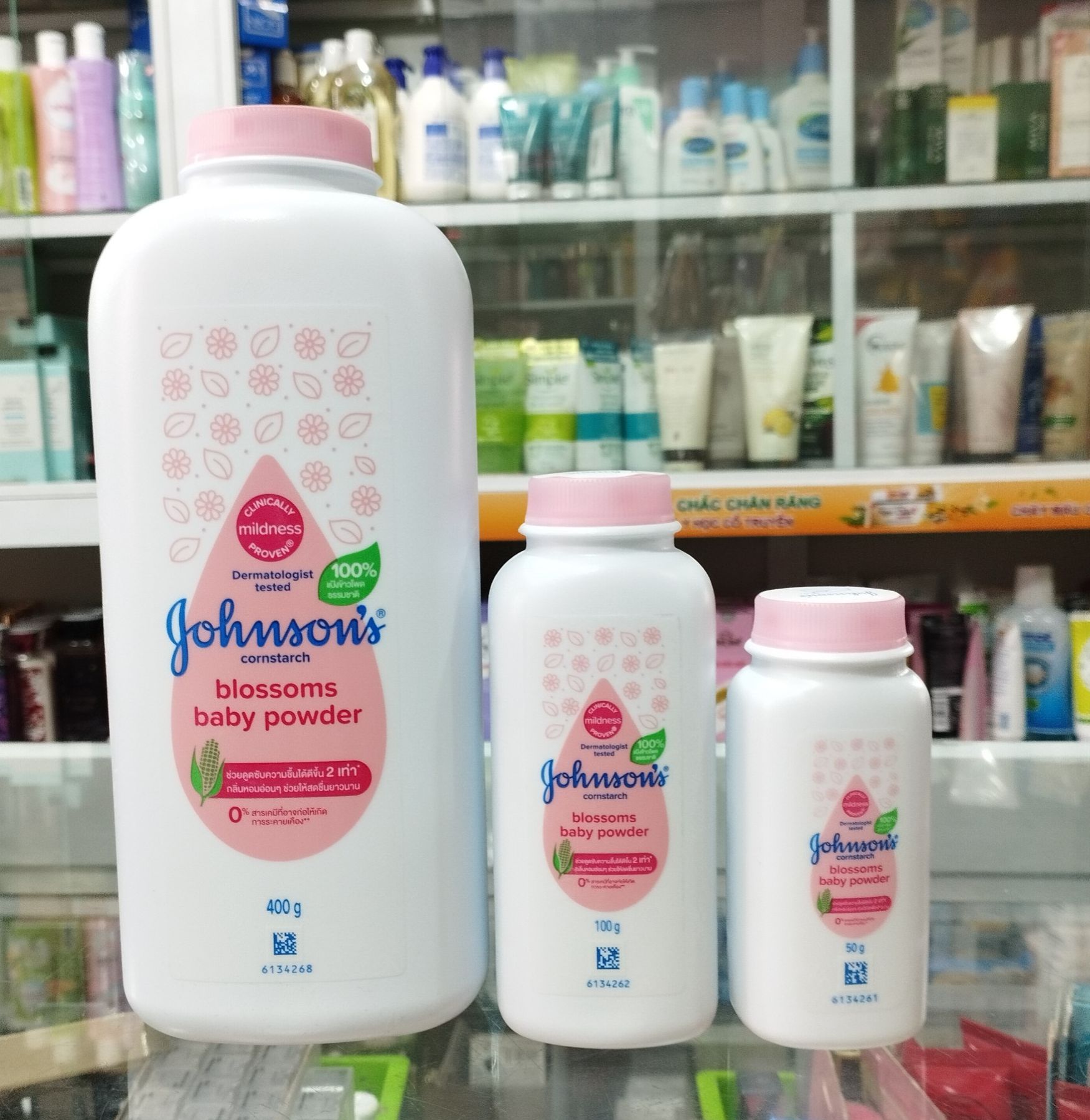 Phấn Rôm Johnsons Baby Thái Lan ( hồng)