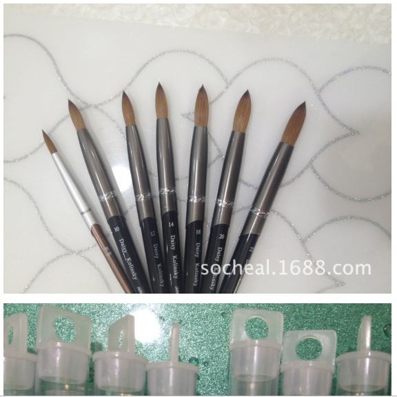 CỌ LÔNG CHỒN CAO CẤP số 14, Cọ đắp móng bột