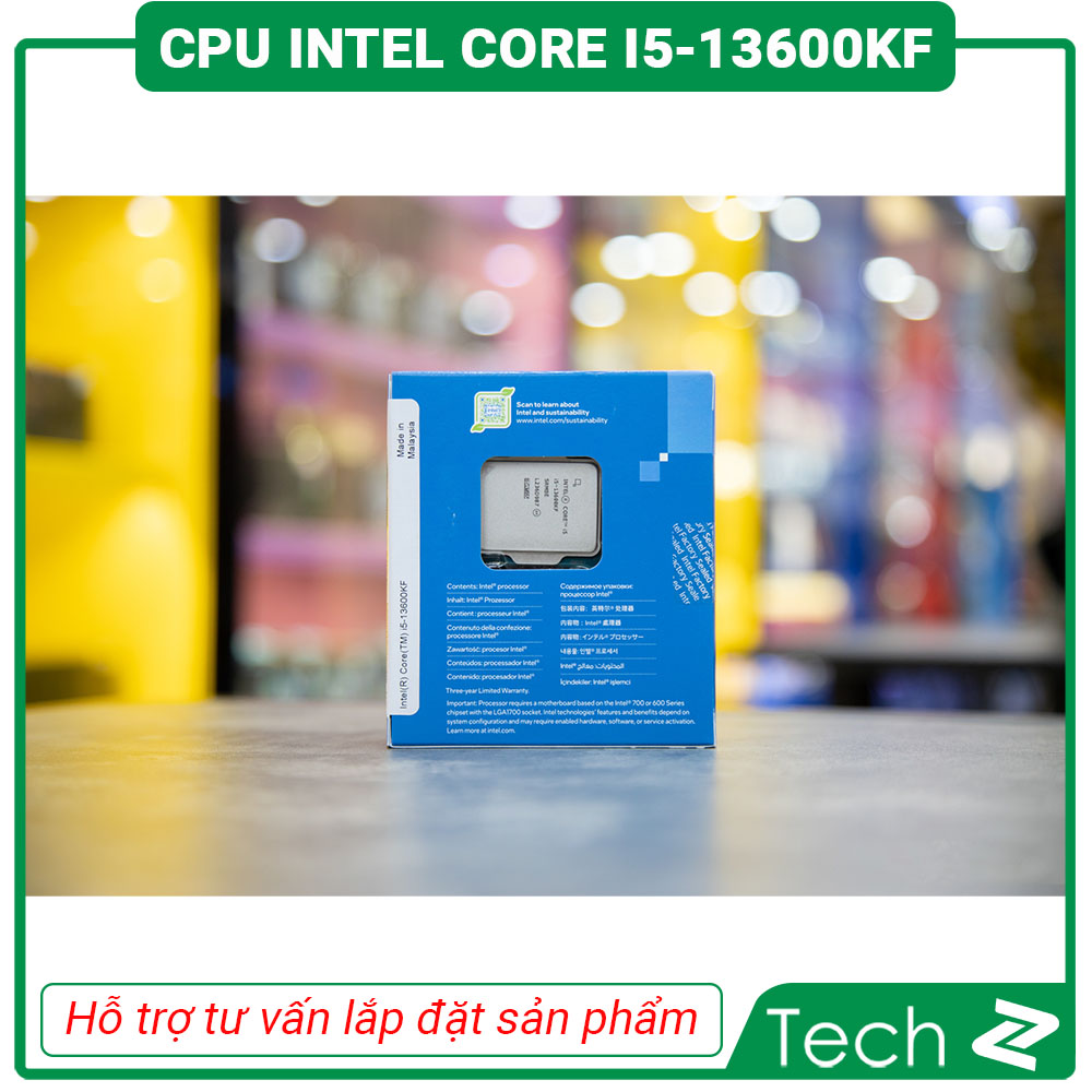 CPU Intel Core i5 13600KF Box New Bảo Hành 3 Năm