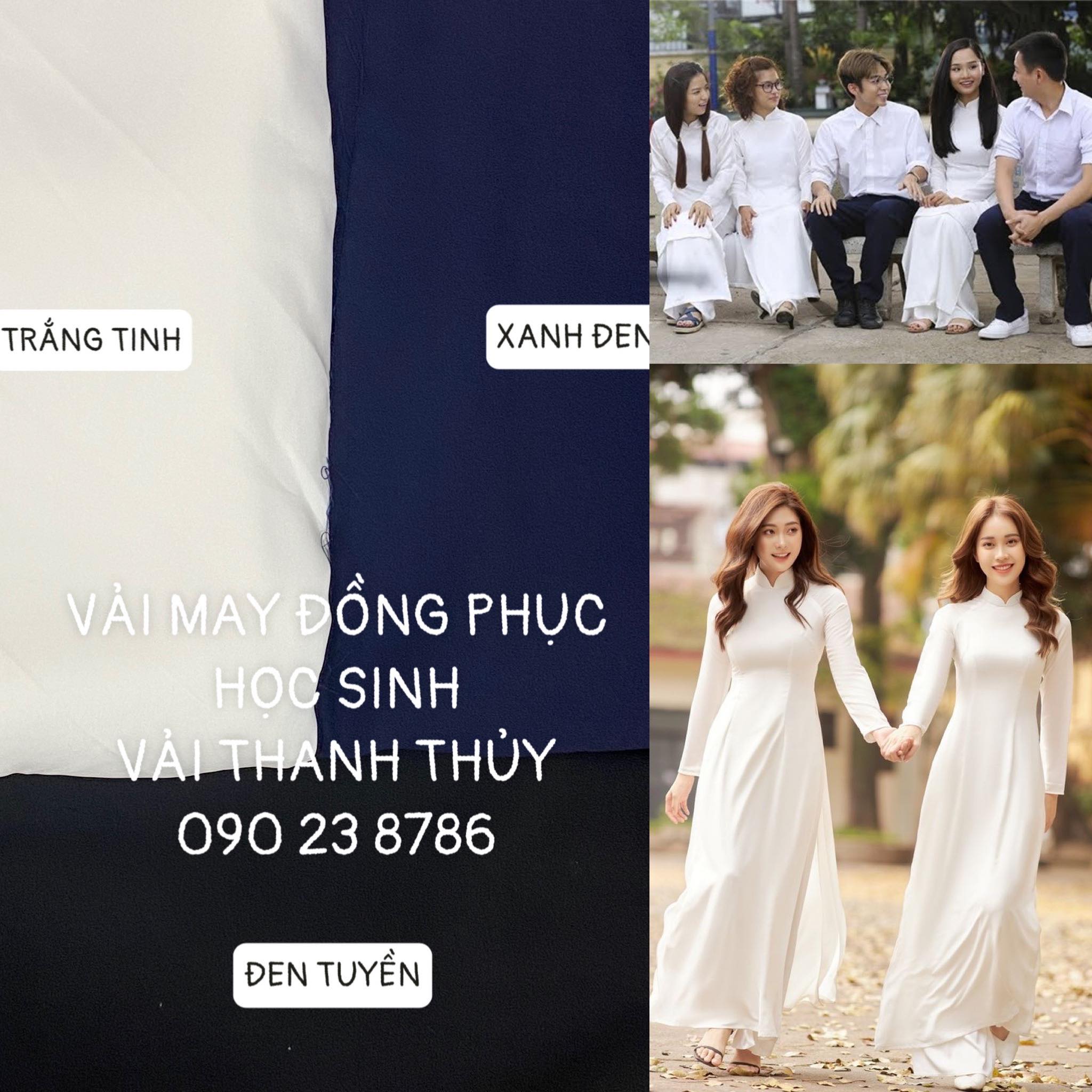 [HCM]VẢI MAY ĐỒNG PHỤC HỌC SINH NAM VÀ NỮ