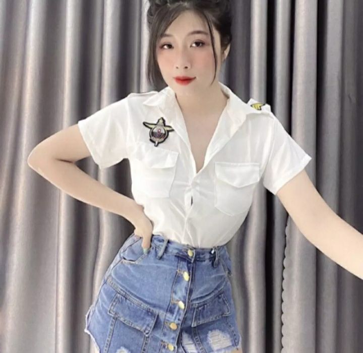 ÁO SƠ MI NỮ KIỂU HOT TREND FORM DƯỚI 52KG