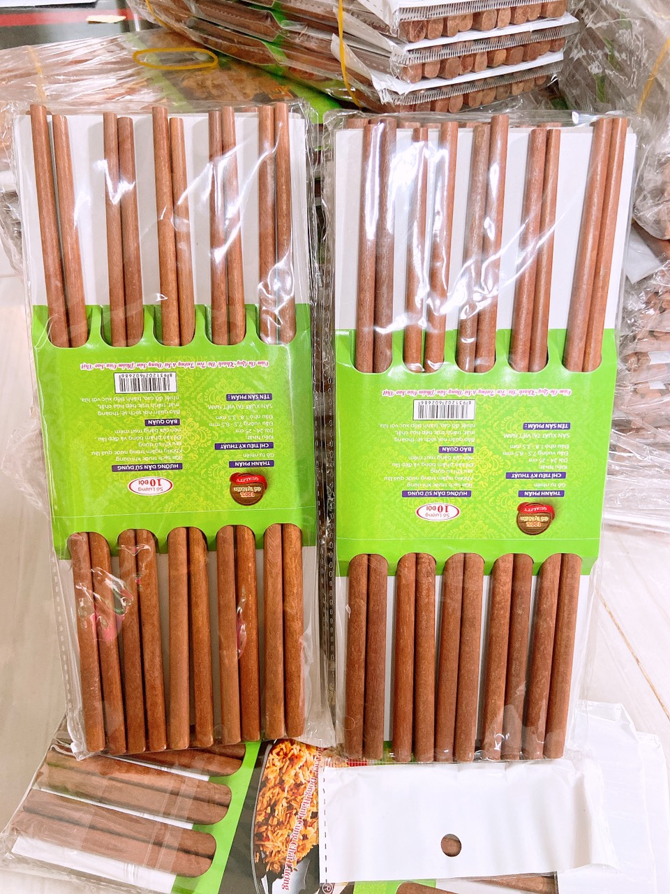 [HCM]ComBo 10 Đôi Đũa Gỗ cứng cáp tự nhiên