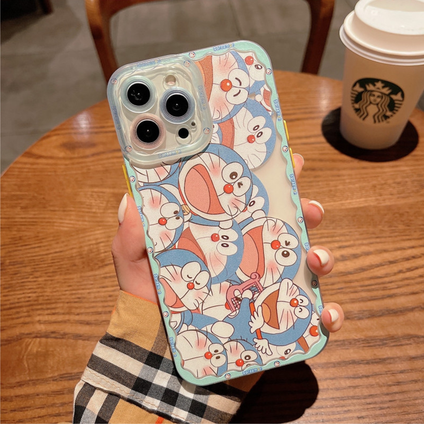 Ốp Lưng Silicon Chống Sốc Viền Nổi I AM DORAEMON