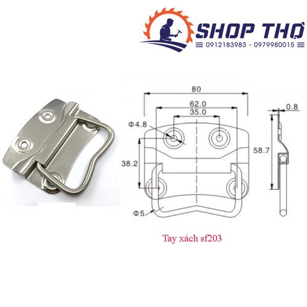 Tay Xách Sf201, Sf203 - Inox 201 ( 2Cái )