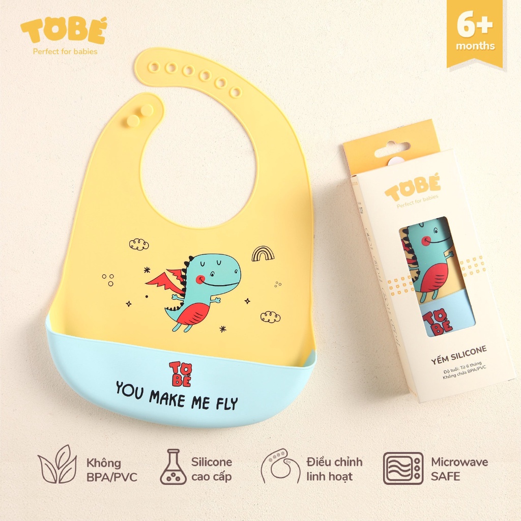 TOBÉ - Yếm ăn dặm cho bé ECO SILICONE