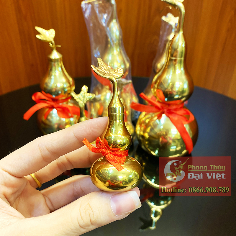 Hồ lô đồng phong thuỷ - hồ lô đồng trơn nguyên chất cỡ tiểu