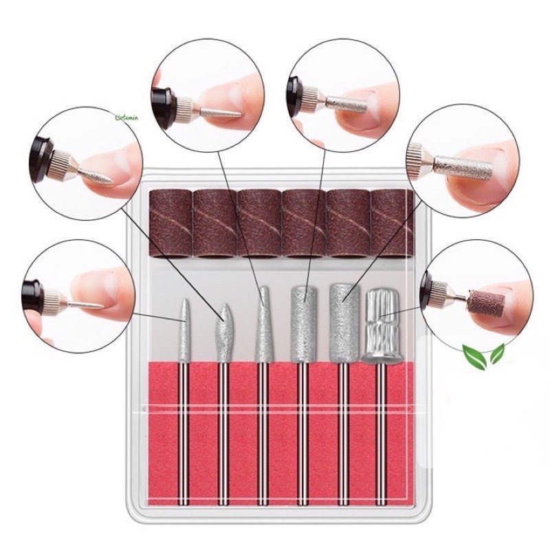 Máy mài móng tay làm nail phá bột, mài mịn