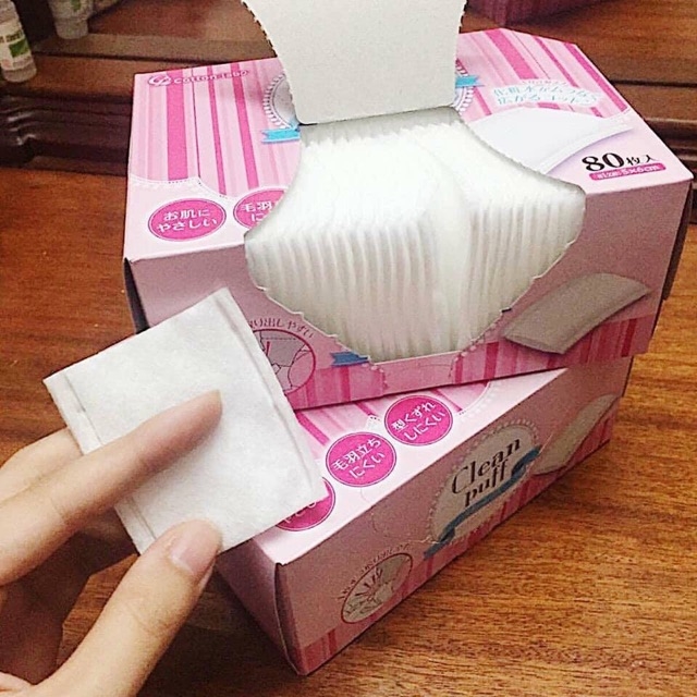 Bông Tẩy Trang Nhật Bản