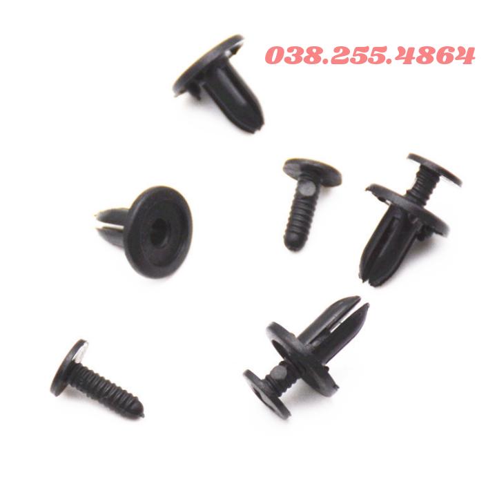 Túi chốt  nhựa dạng ốc vít 500 chốt vít nở nhựa xe ô tô
