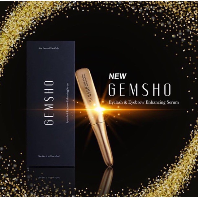 [USA] Serum Dưỡng Mi Dài và Dày Gemsho Eyelash & Eyebrow