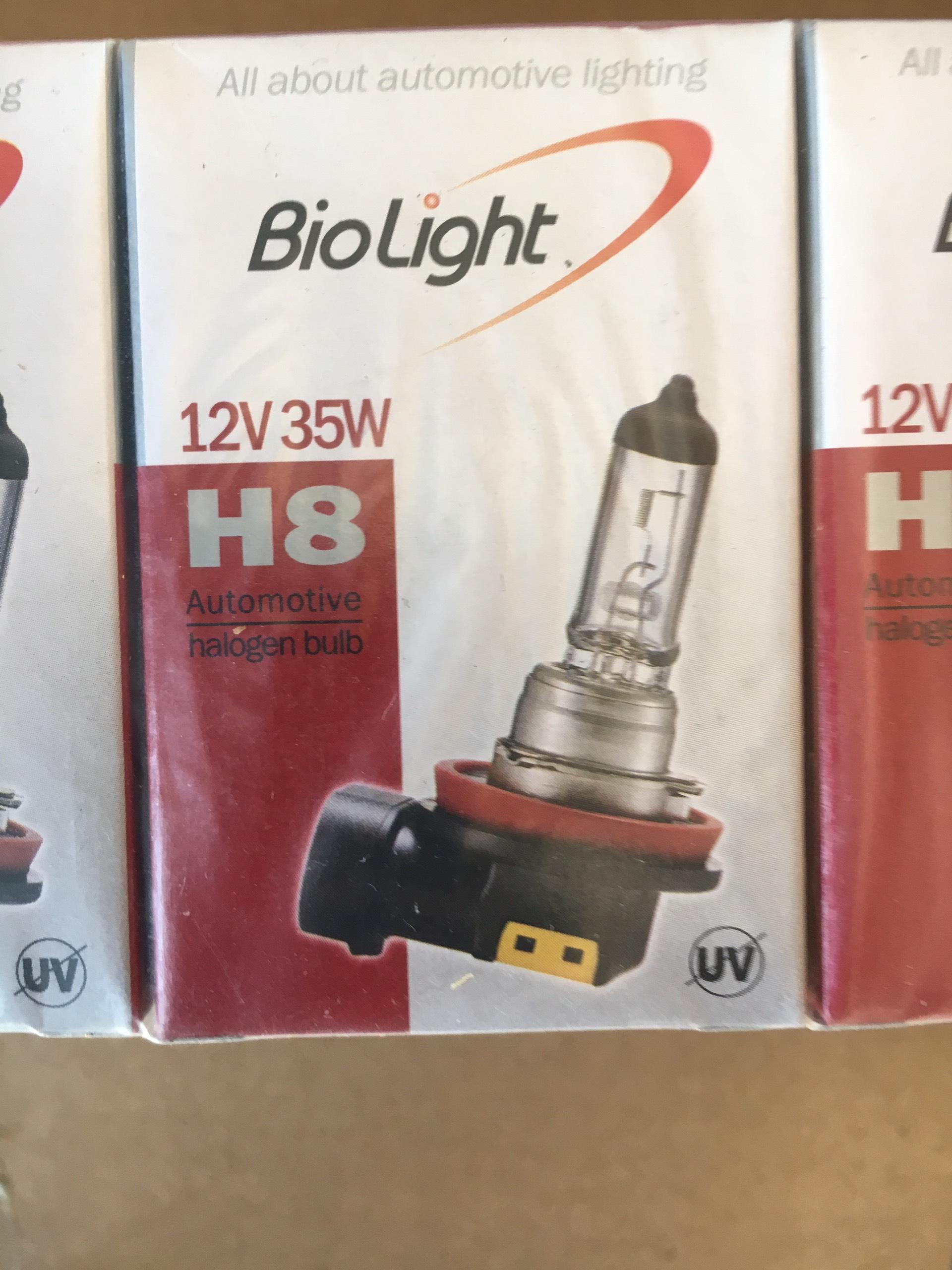 12V 35W H8 Bóng đèn xe hơi Biolight