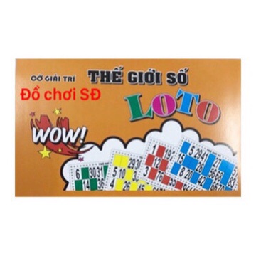 Cờ lô tô gỗ - cờ giải trí chơi vui