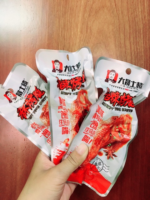 Đùi vịt cay Dacheng - đồ ăn vặt Trung Quốc
