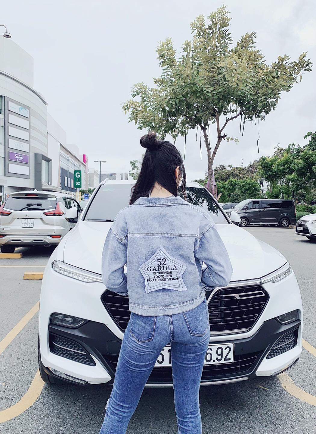 [HCM]Áo khoác nữ áo khoác jean nữ Vogue  thời trang cao cấp form vừa dưới 58Kg