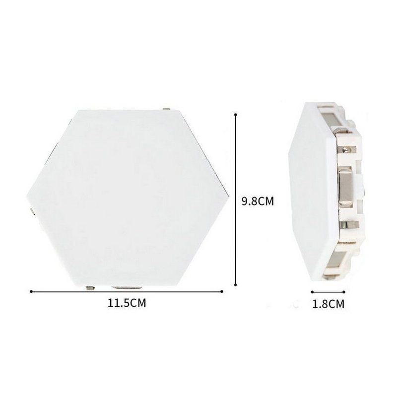 Đèn Led Tổ Ong Lục Giác Dán Tường Chạm Cảm Ứng