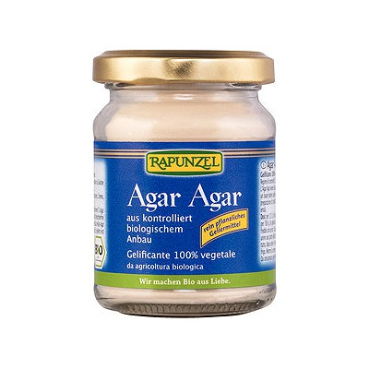 Bột Agar làm thạch rau câu hữu cơ Rapunzel (60g)