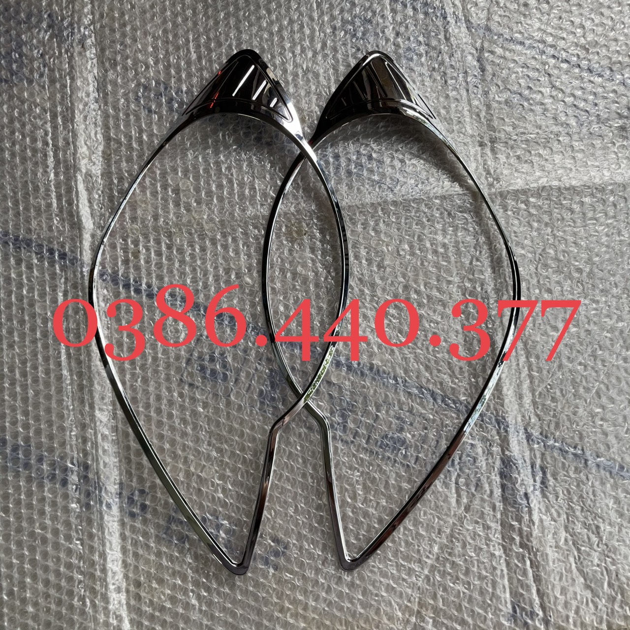 Ốp mạ đèn pha Spark, Matiz 3 (Ốp Trang Trí, Giá 1 Bộ) ĐC