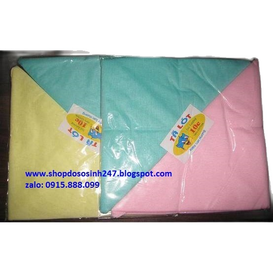 10 CHIẾC TÃ CHÉO MÀU KATE CHO BÉ SƠ SINH