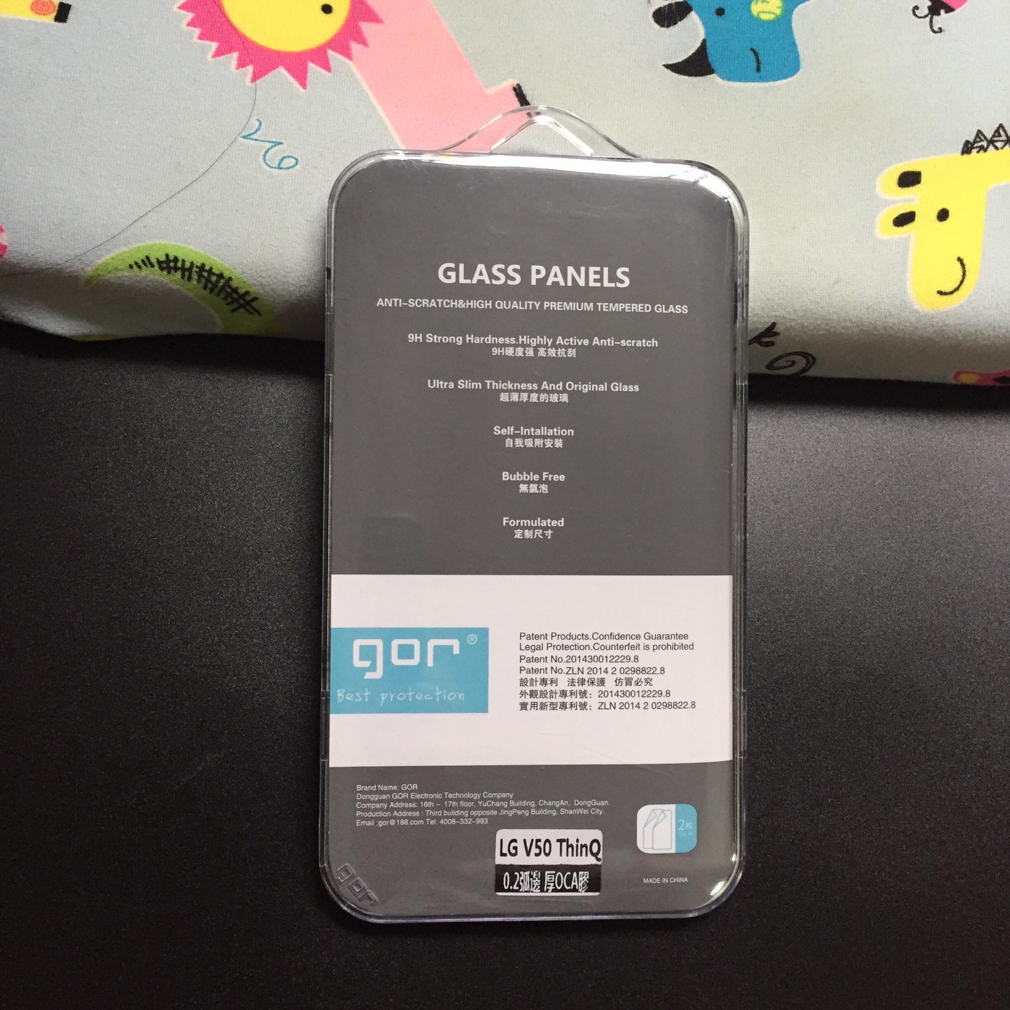 Bộ 2 Kính cường lực cho LG G7 Thin Q - trong suốt chính hãng GOR vát 2,5D ( 2 miếng)