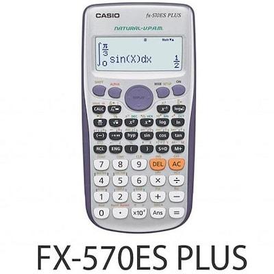 Máy Tính học sinh Casio Fx-570 ES Plus Màu Xanh Xám ( nhập khẩu không tem )