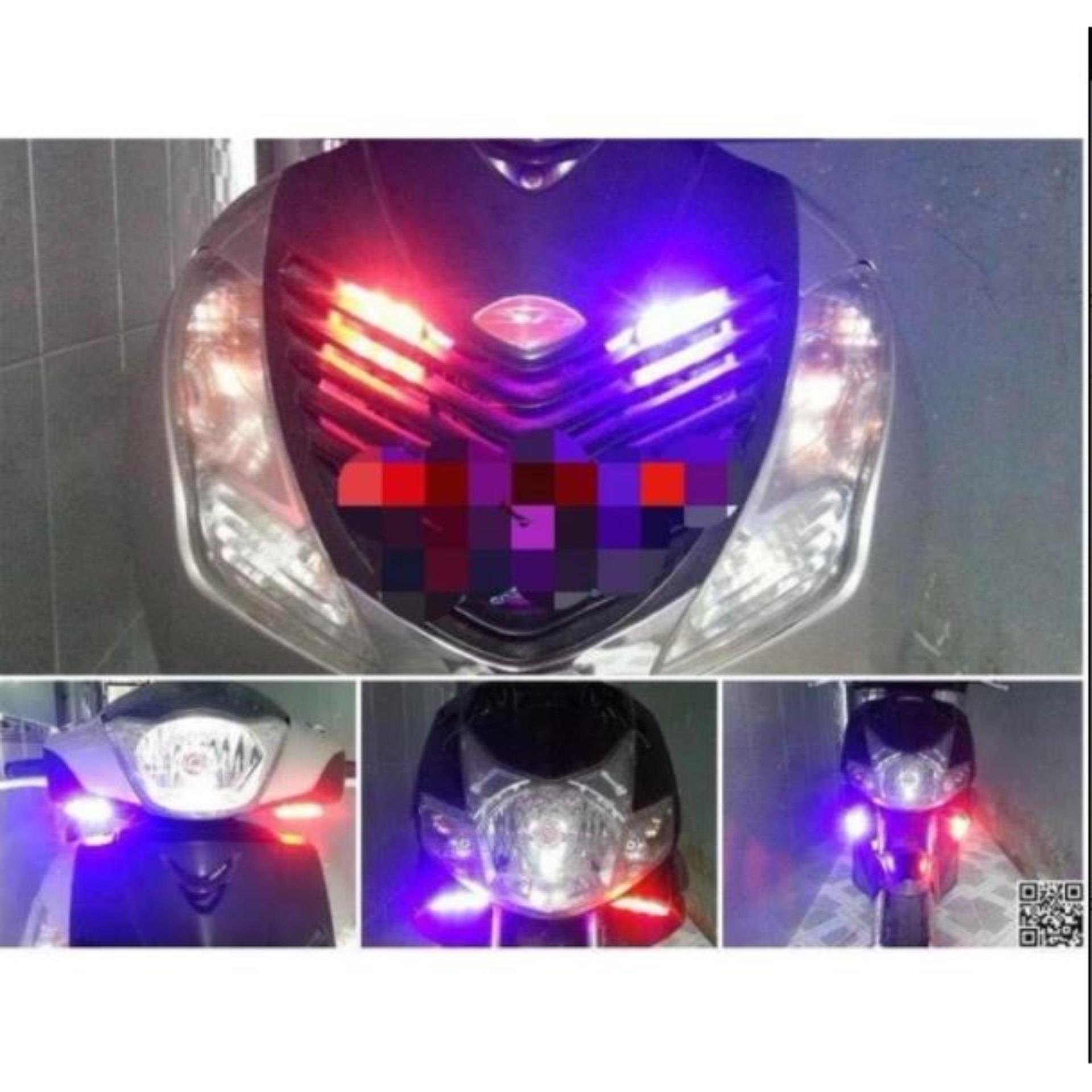 Đèn chớp nhấp nháy xanh đỏ Led