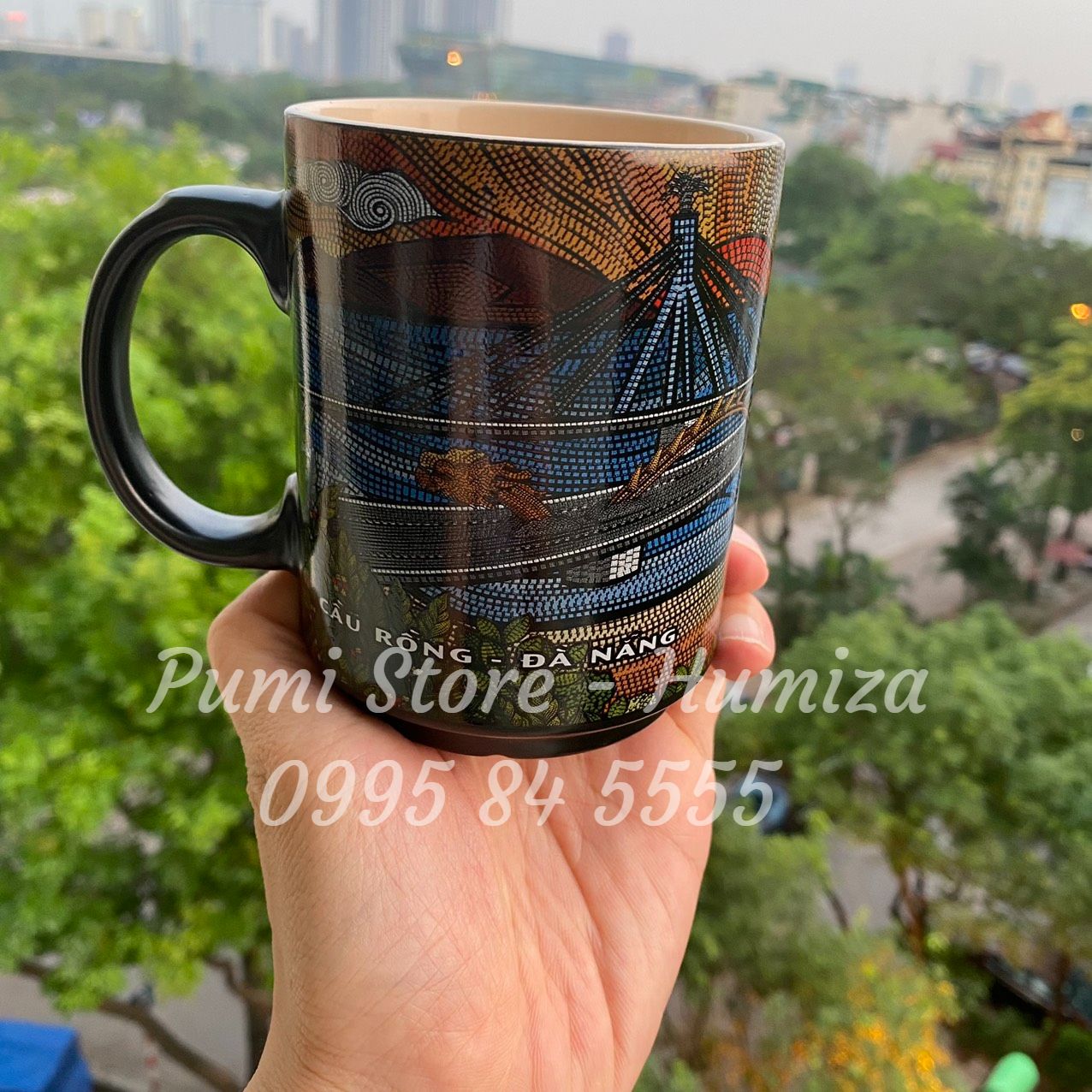 Ly sứ Highlands Coffee 430ml - Hàng chính hãng