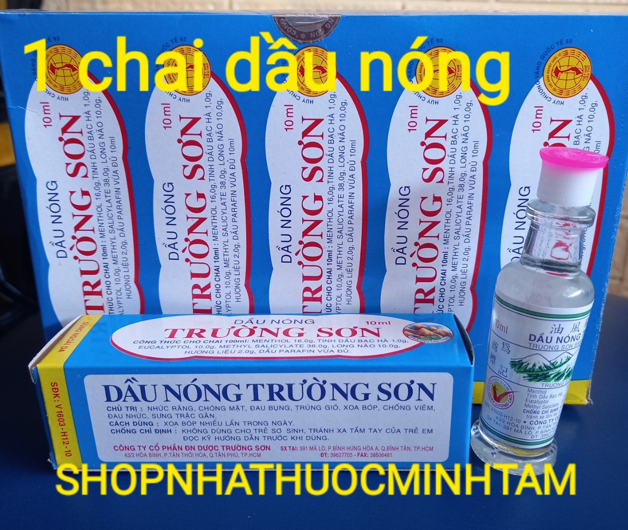 DẦU NÓNG TRƯỜNG SƠN  1 CHAI 10mm
